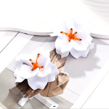Load image into Gallery viewer, Oversized White Statement Earrings